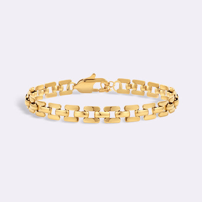 Mint & Lily Timepiece Link Chain Bracelet