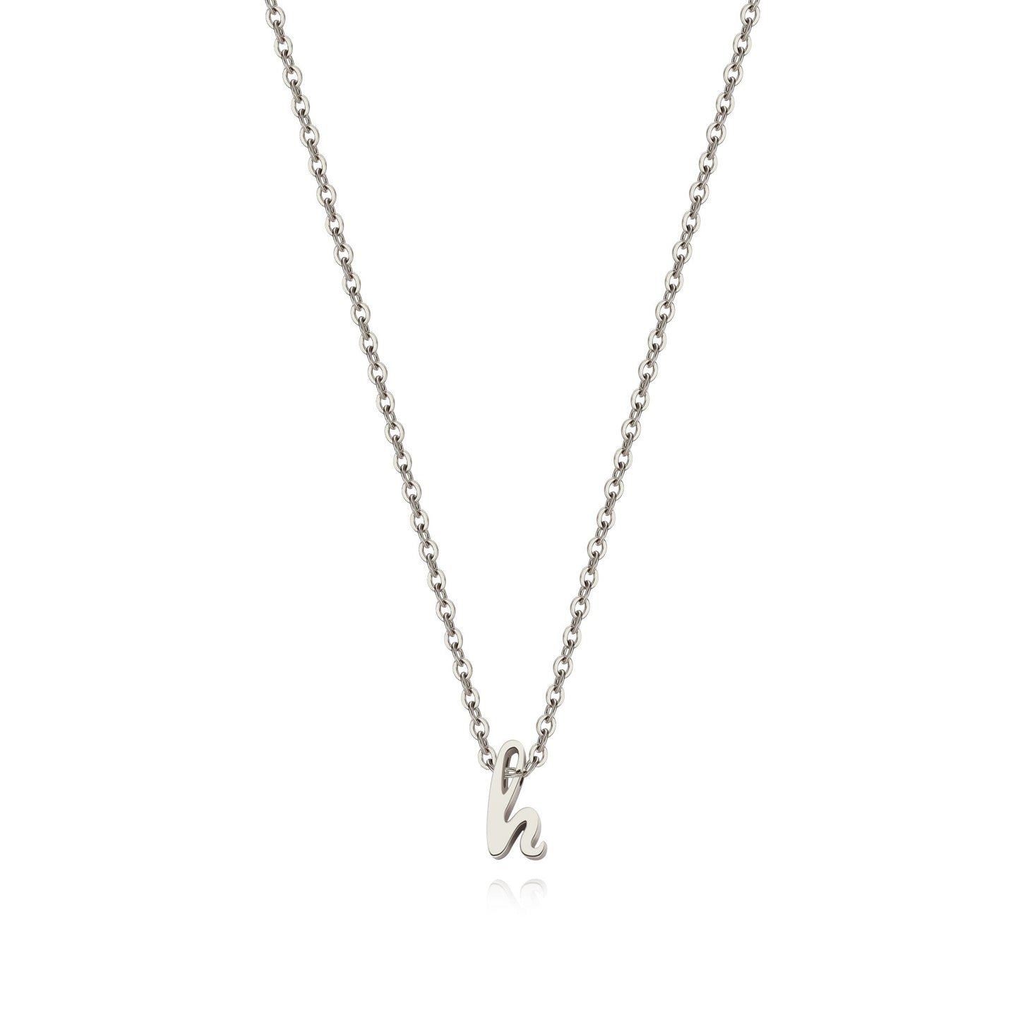 Mint & Lily Tiny Script Initial Necklace