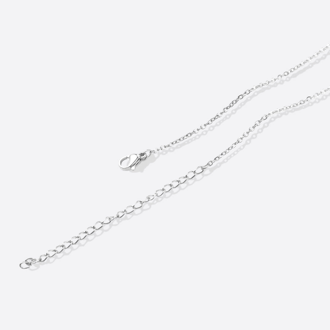 Mint & Lily Tiny Script Initial Necklace