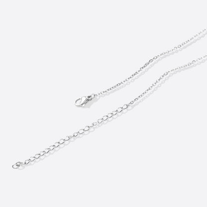 Mint & Lily Tiny Script Initial Necklace
