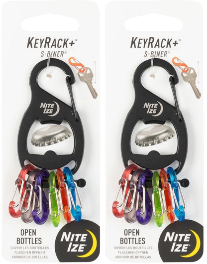 Key Rack + Black Nite Ize Krb-03-01