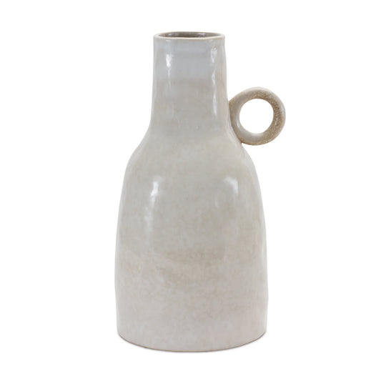 Melrose International Ceramic Jug Vase 11.25"H