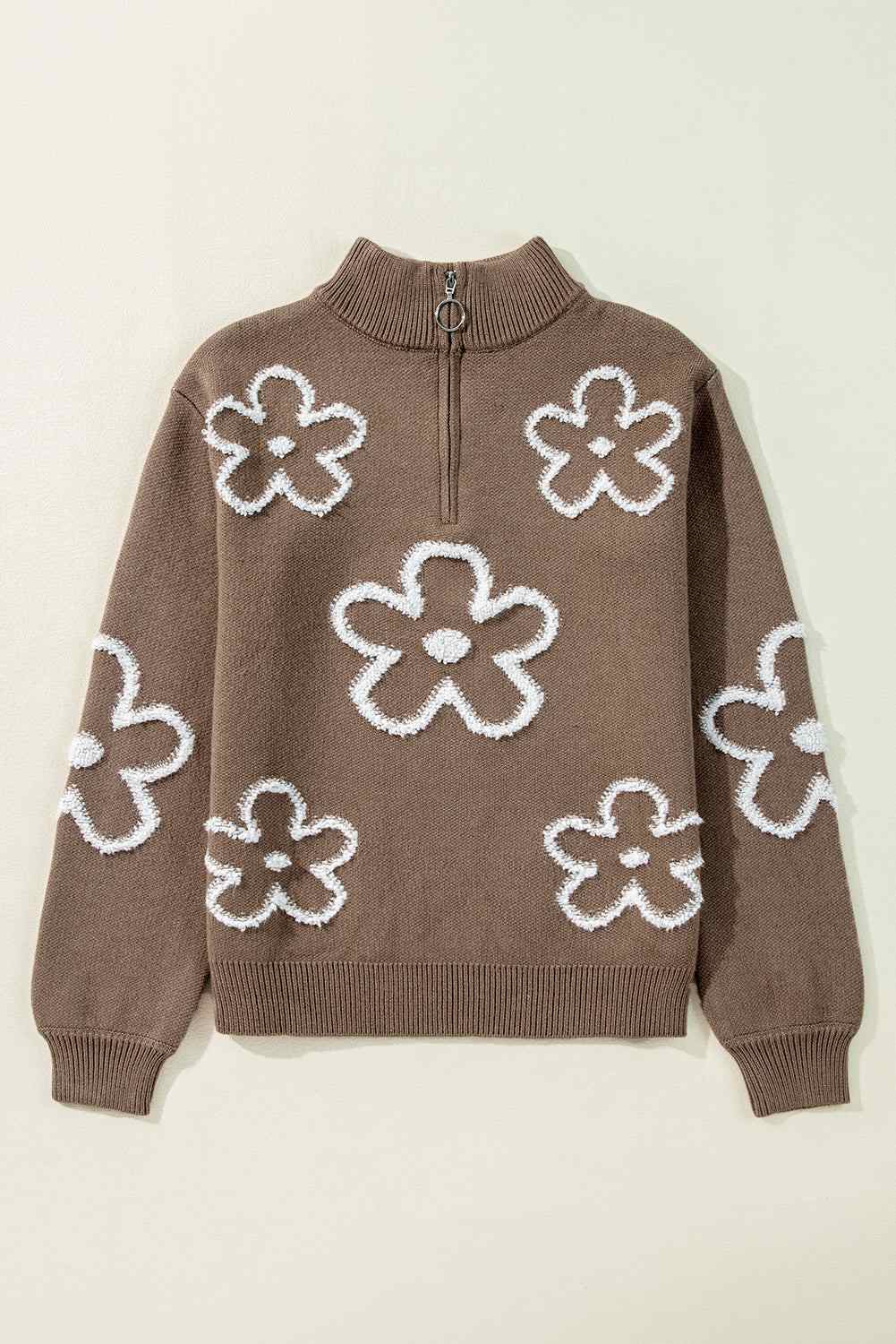 Eleanor Half Zipper Stand Sweater