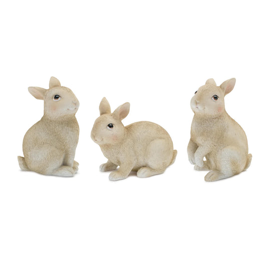 Melrose International Mini Bunny Rabbit Figurine (Set of 12)