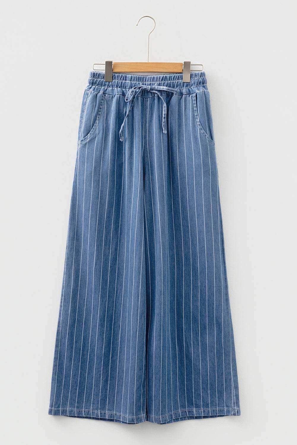 Threaded Pear Alessandra Tied Elastic Waist Trousers