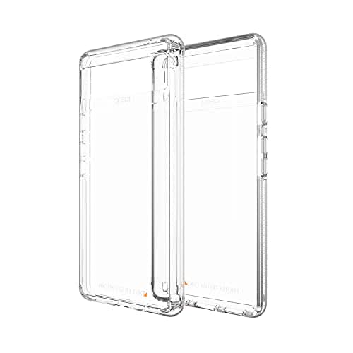 Gear4 Zagg Crystal Palace Clear Case with Advanced Impact Protection [ Approved by D3o ], Slim, Tough Design for Google Pixel 6a – Clear