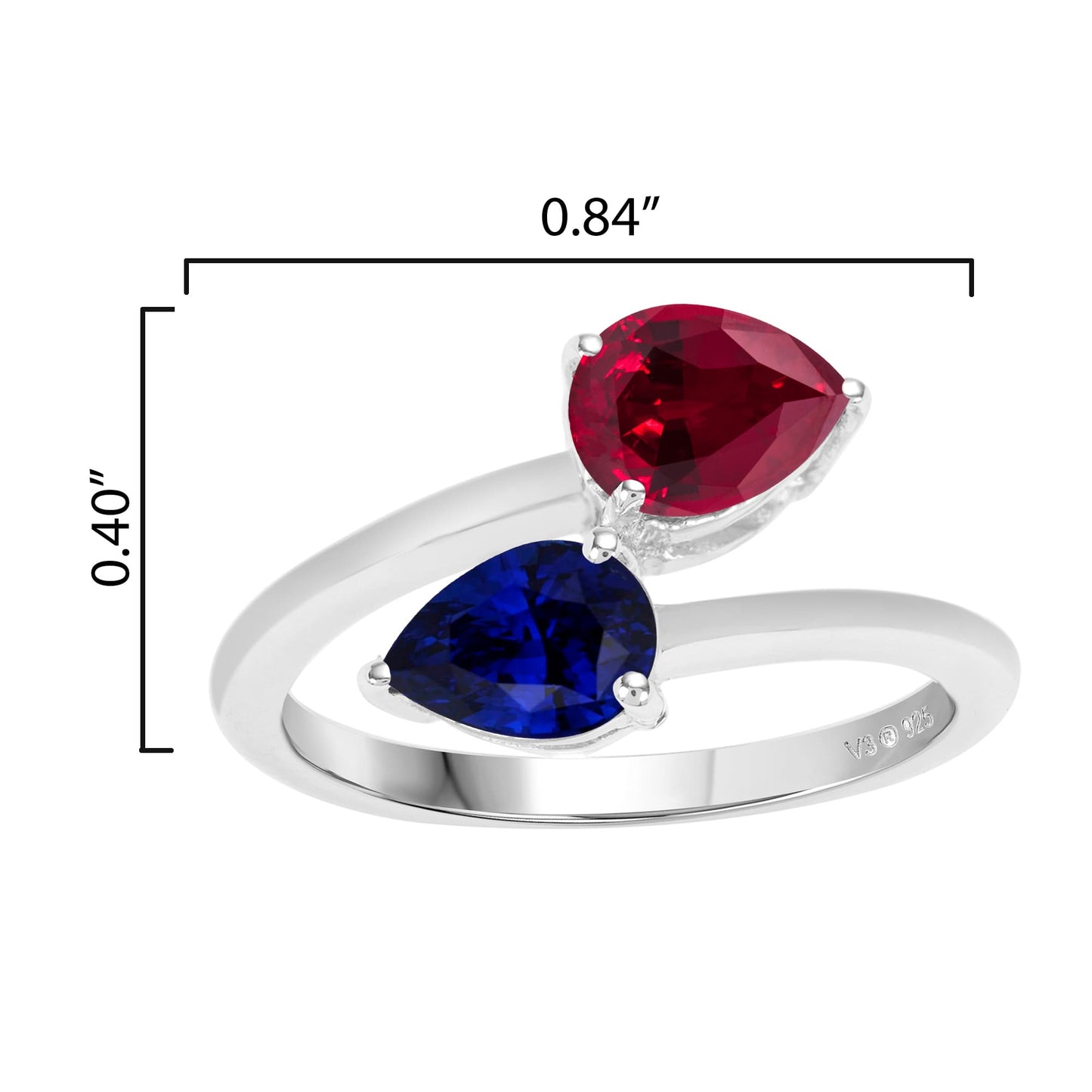 Blue, Red-