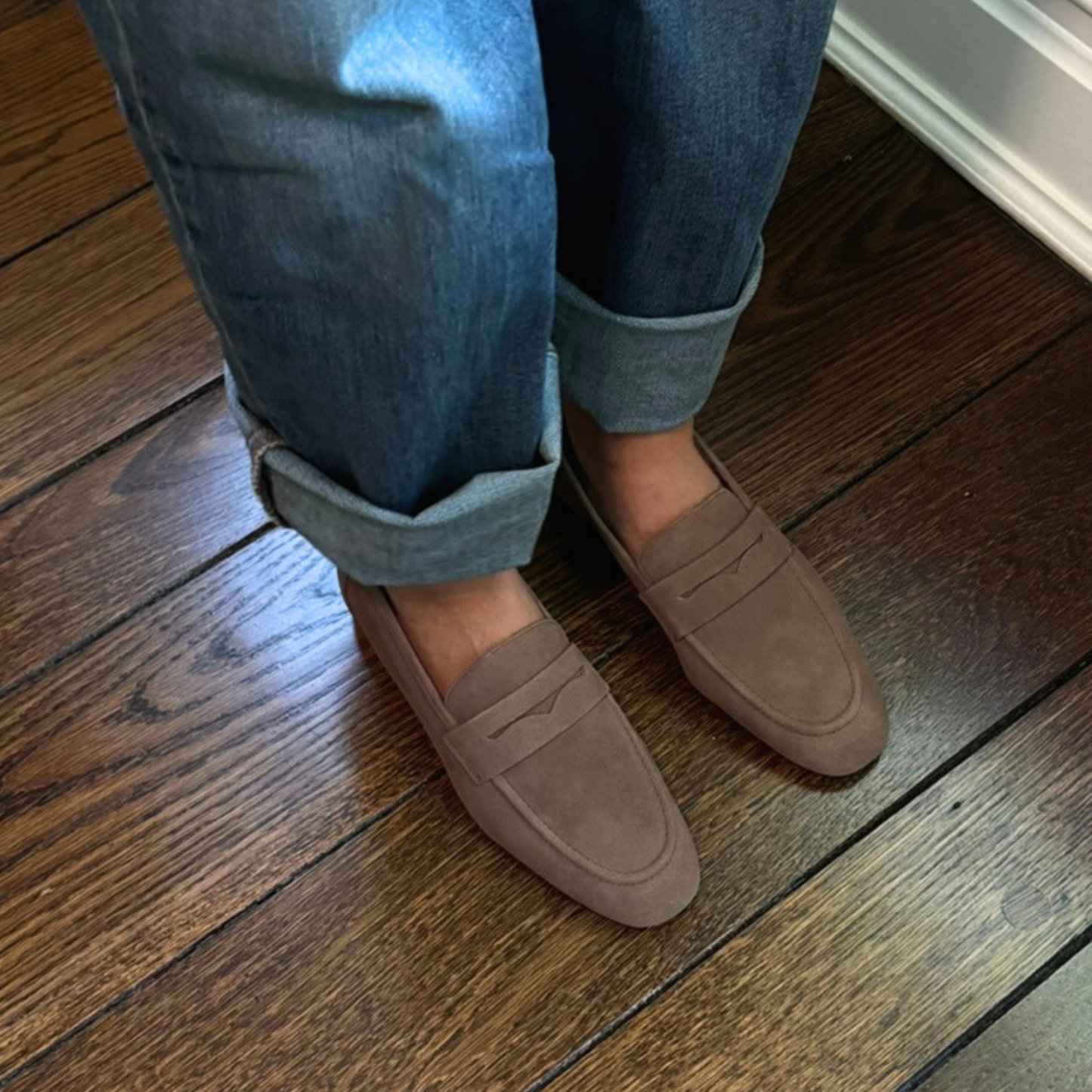 The Tennis Leather Loafer - Brown
