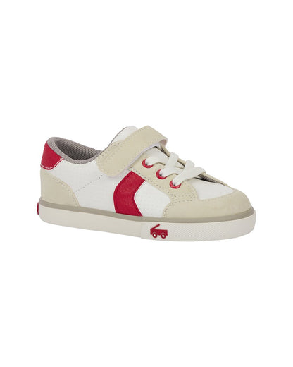WHITE/RED-