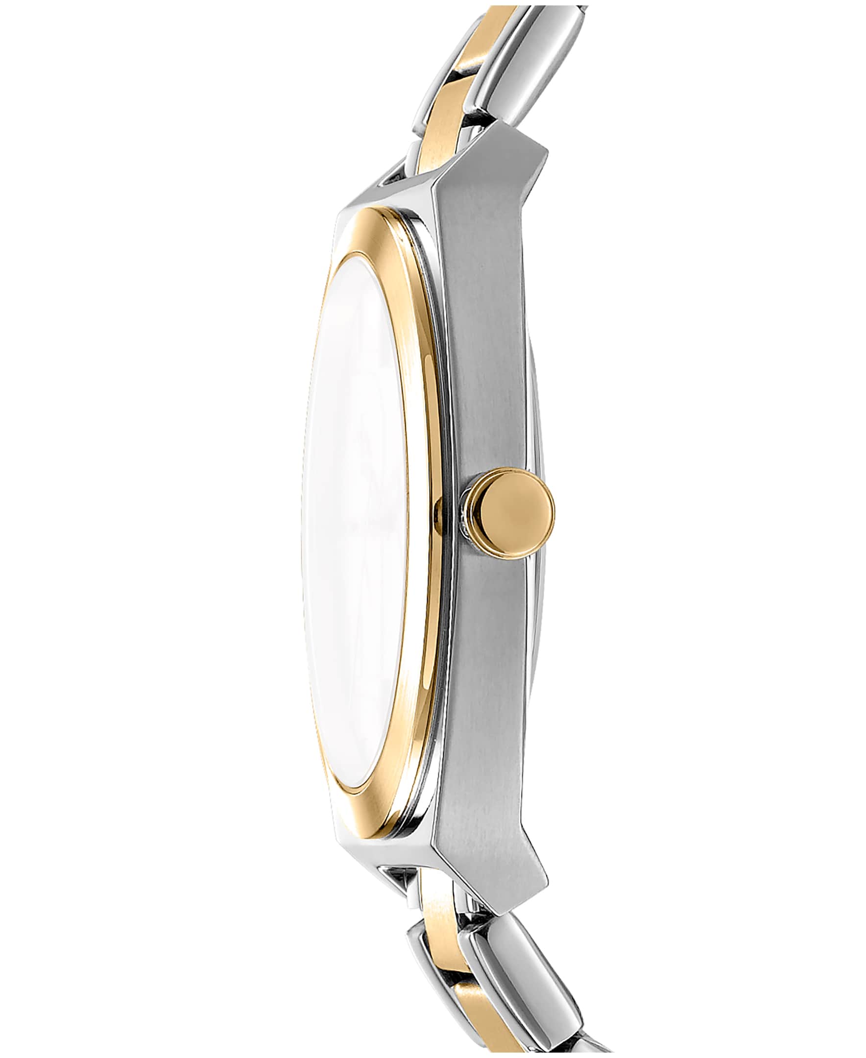 Dkny Women Watch, Two Tone Silver & Gold Color Case, Light Blue Dial, Two Tone Silver & Gold Color Metal Bracelet, 3 Hands, 5 Atm-4
