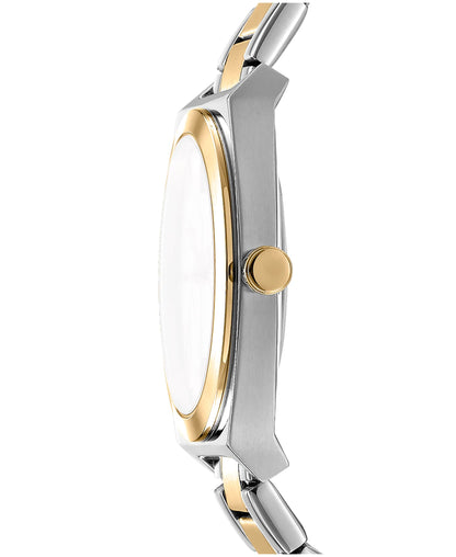 Dkny Women Watch, Two Tone Silver & Gold Color Case, Light Blue Dial, Two Tone Silver & Gold Color Metal Bracelet, 3 Hands, 5 Atm-4