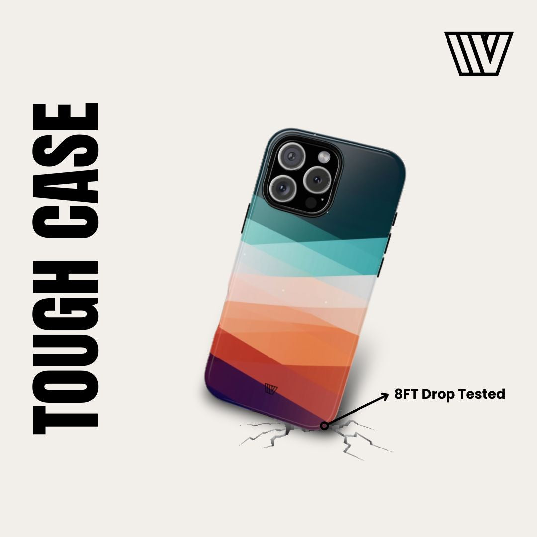TEAL PAINT SWIRL | Tough Phone Case