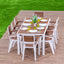 White / Teak Brown