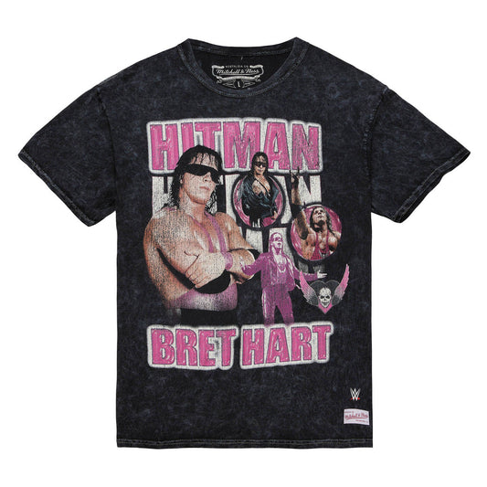 Mitchell & Ness Men's Wwe Hart Forever Tee Bret 'Hitman' Hart