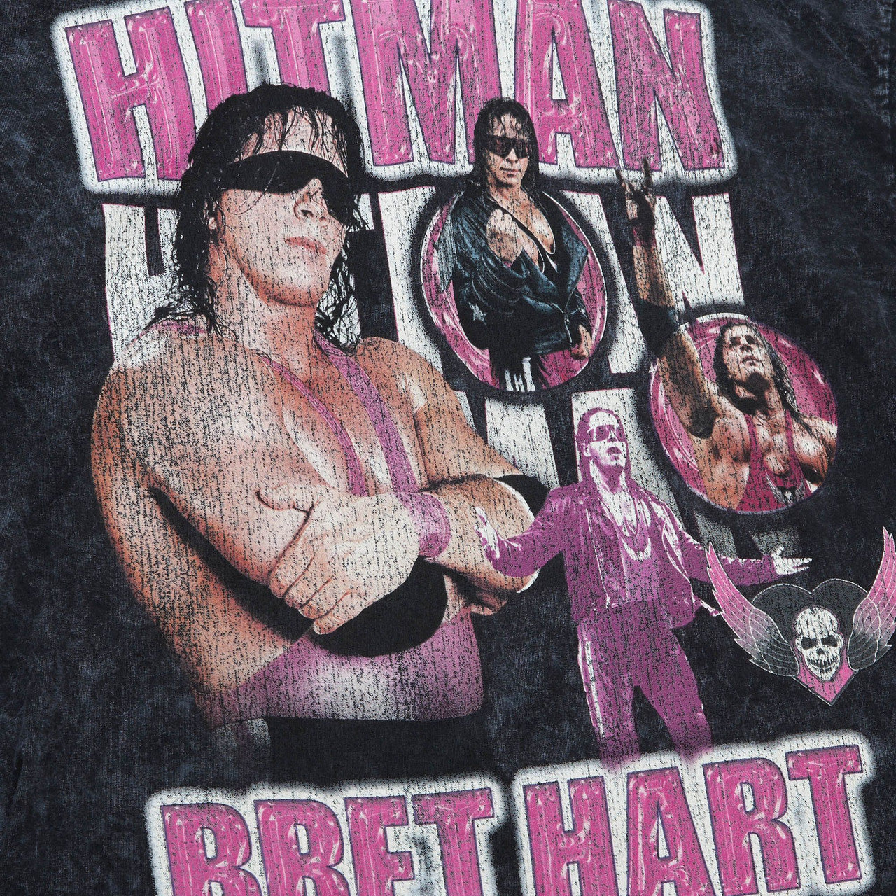Mitchell & Ness Men's Wwe Hart Forever Tee Bret 'Hitman' Hart