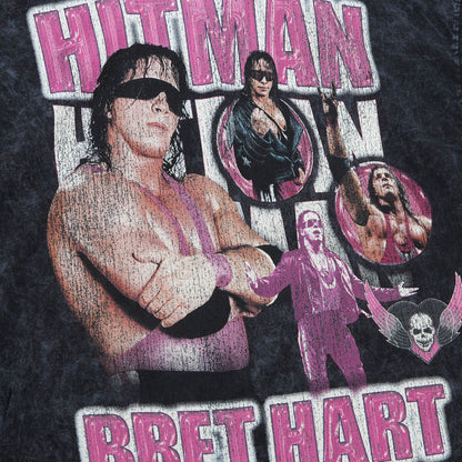 Mitchell & Ness Men's Wwe Hart Forever Tee Bret 'Hitman' Hart