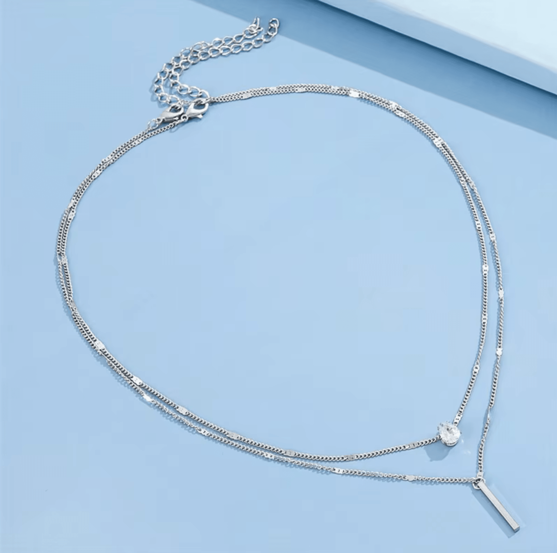 Clear / Silver-