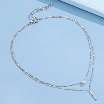 Clear / Silver-