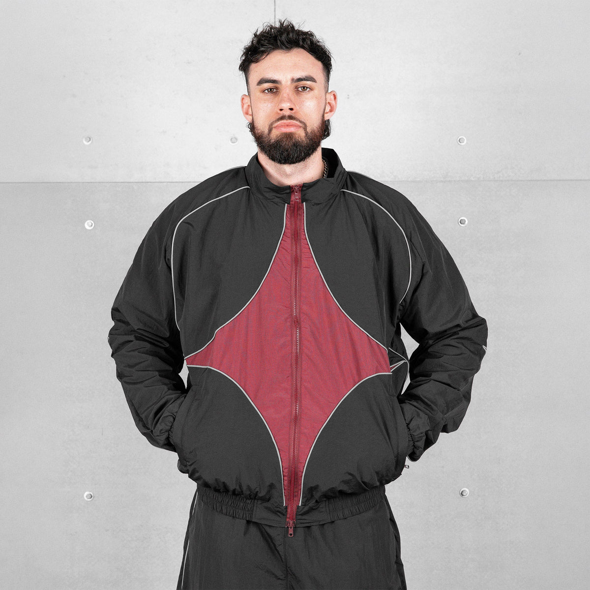 Commons Star Reflective Tracksuit Zip-Up