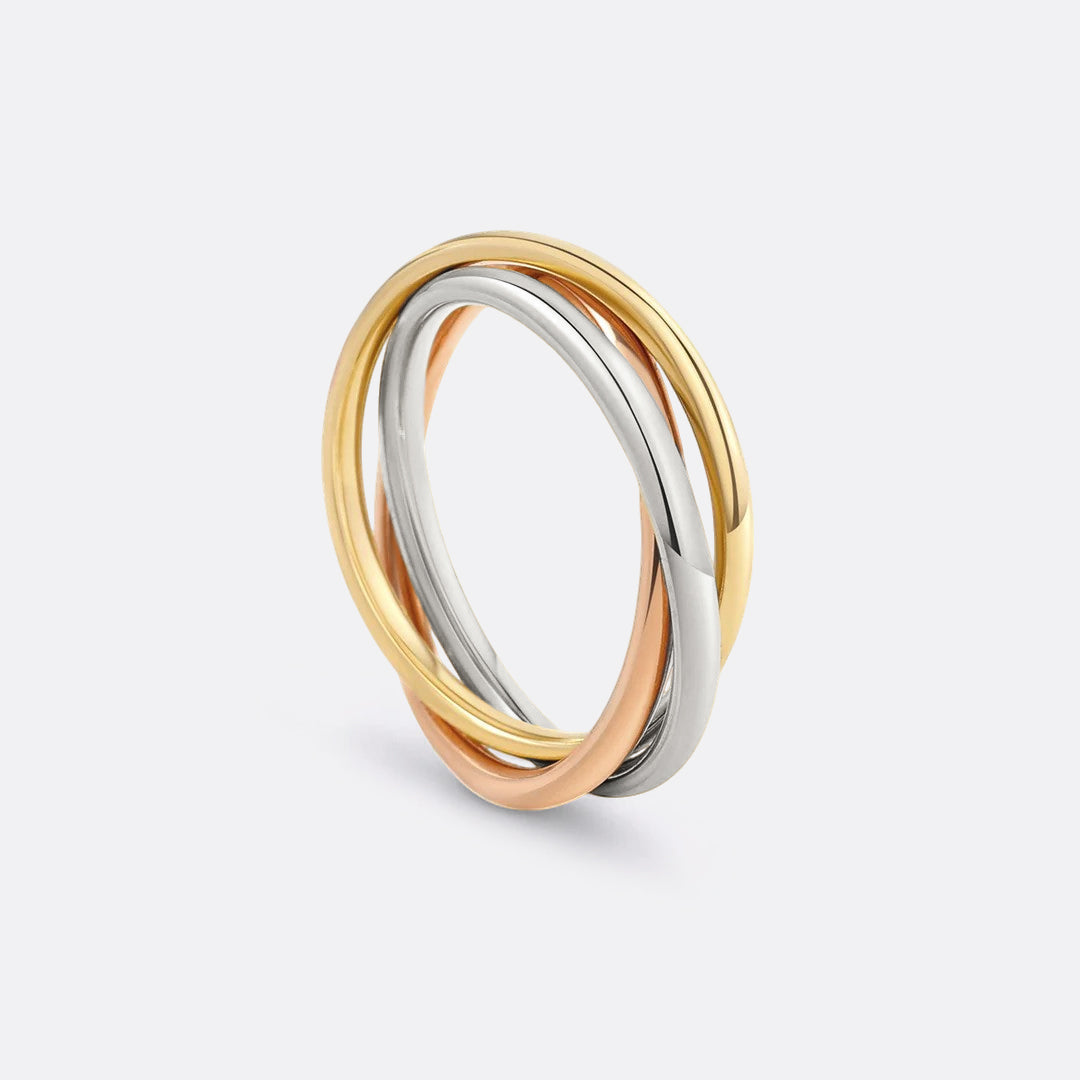 Mint & Lily Dainty Interlocking Fidget Ring