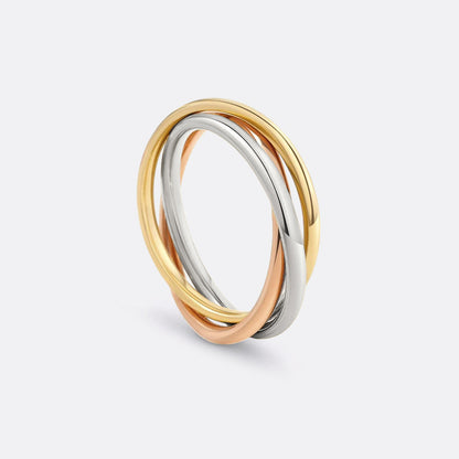 Mint & Lily Dainty Interlocking Fidget Ring