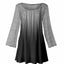 Grey Ombre Print
