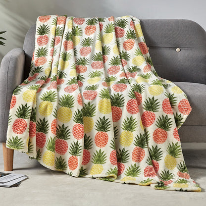 Elegant Comfort 50" x 70" Decorative Flannel Fleece Throw Blanket