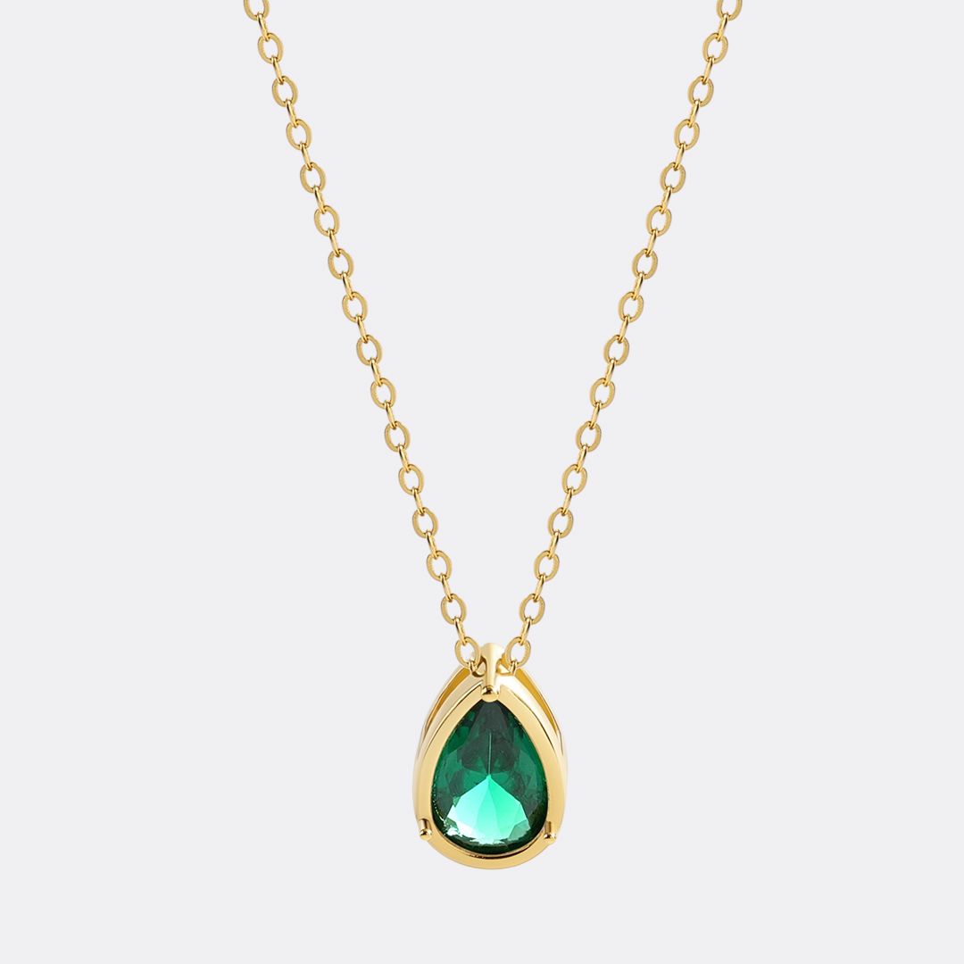 Mint & Lily Diamond Teardrop Necklace