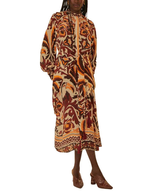 TOUCANS SCARF CREAM-