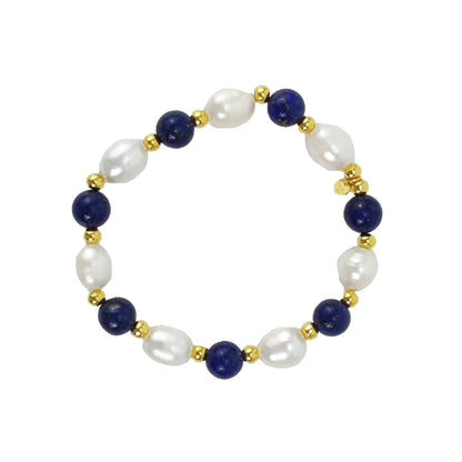 Blue, White-