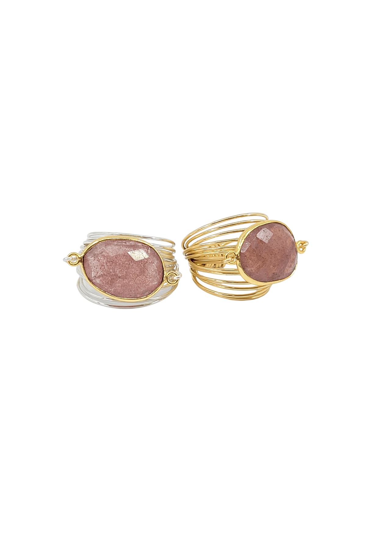 Cherry Quartz Sterling Silver-