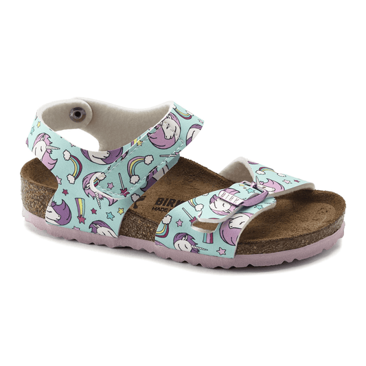 Birkenstock Colorado Kids Birko-Flor Unicorn Seafoam