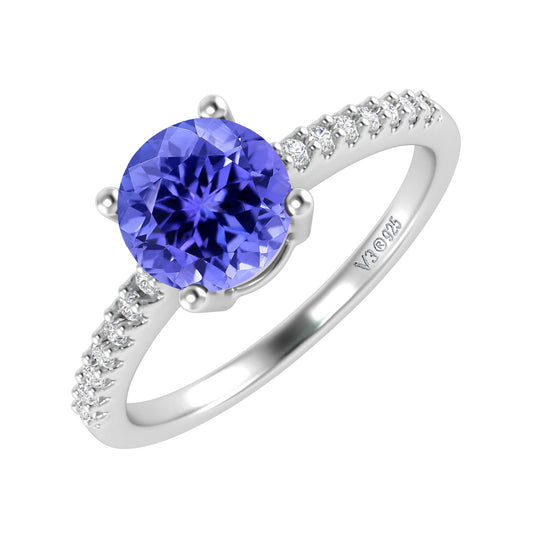 Blue, White-