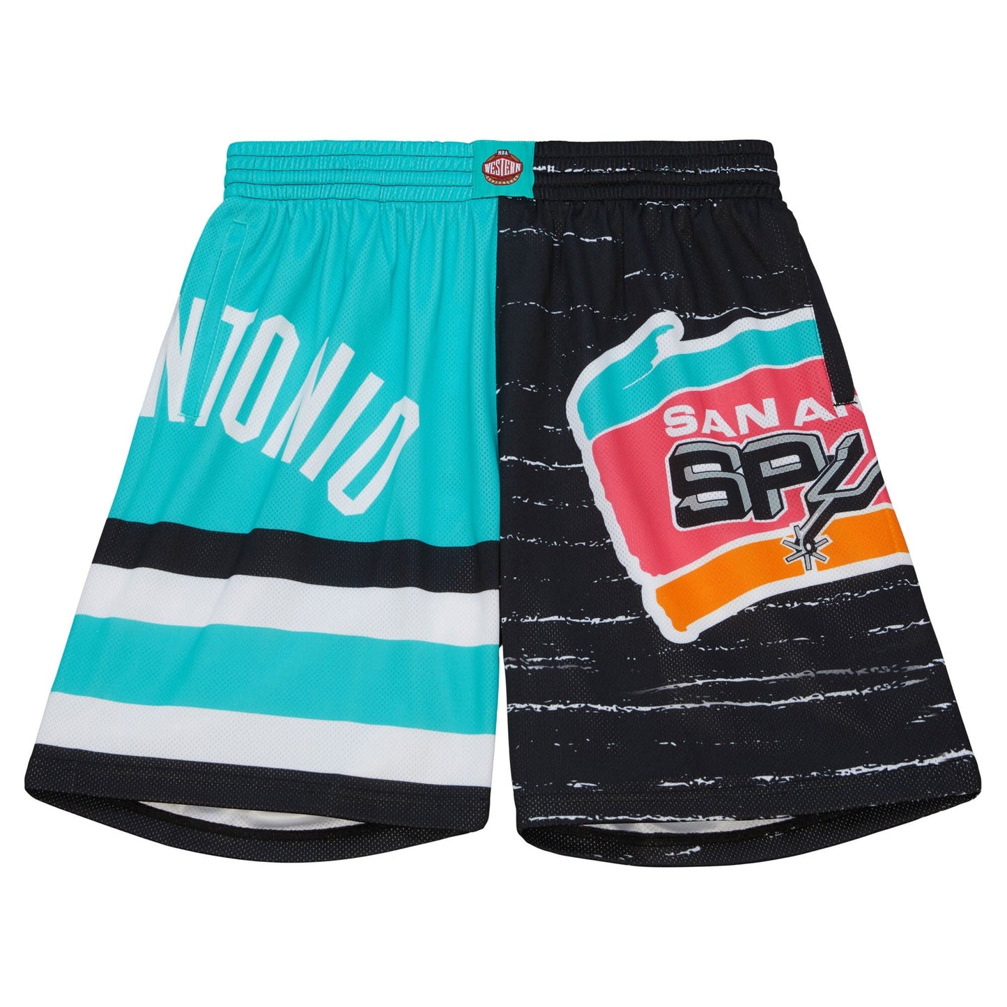 Mitchell & Ness Men's NBA Jumbotron 3.0 Shorts Spurs