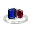 Blue, Red, White