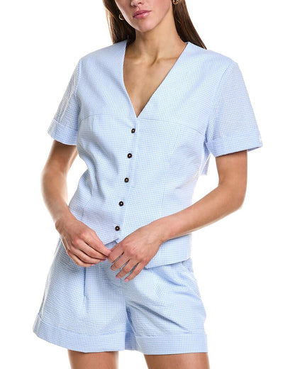 BLUE/WHITE GINGHAM-