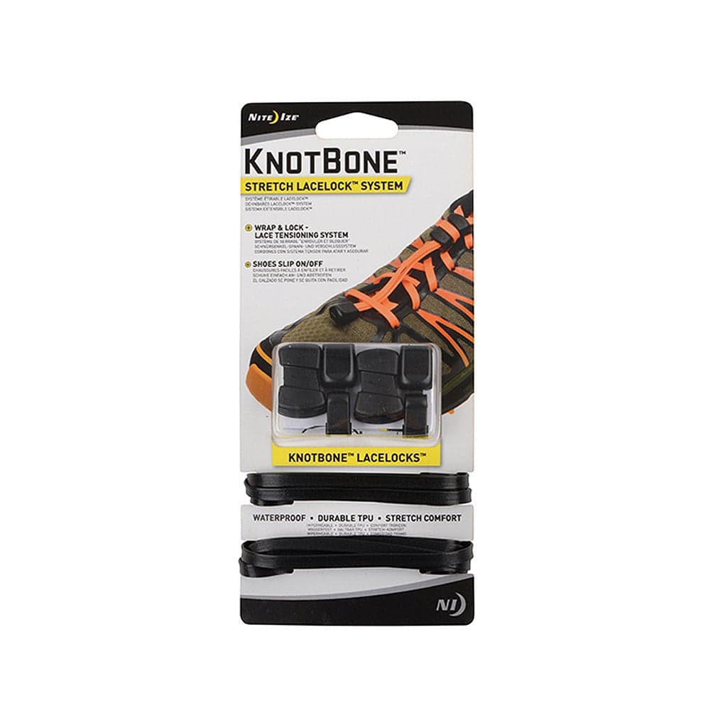 Nite Ize Knotbone Stretch Lacelock System, Neon Yellow