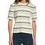 DUSTY SAGE GREEN CHEVRON AS394