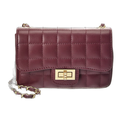 Isabella Rossetti Evelyn Leather Quilted Crossbody