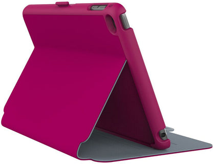 Speck Products Stylefolio Case and Stand for Ipad Mini 4, Fuchsia/Nickel Grey (71805-B920)