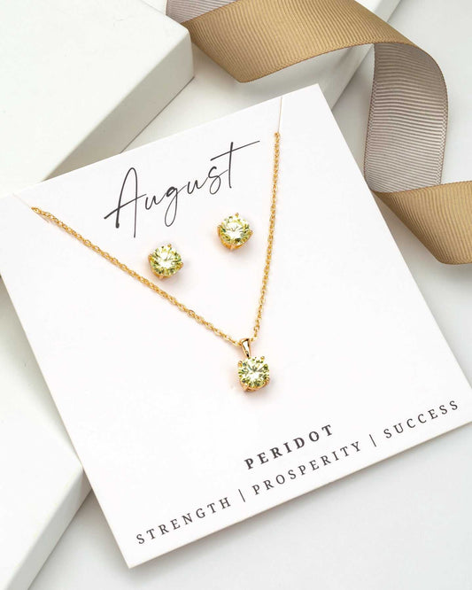 Gold Peridot - August-