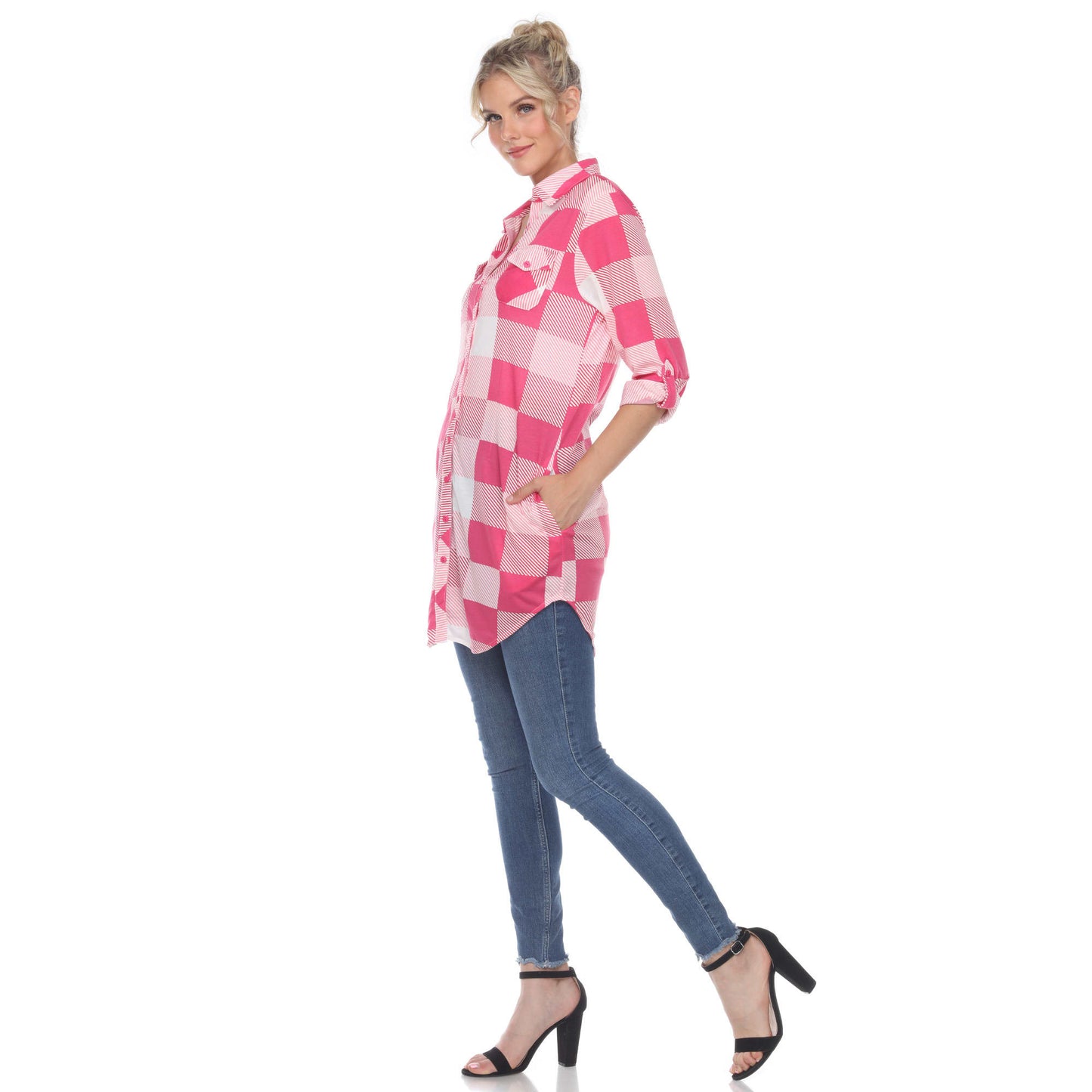 Pink White-