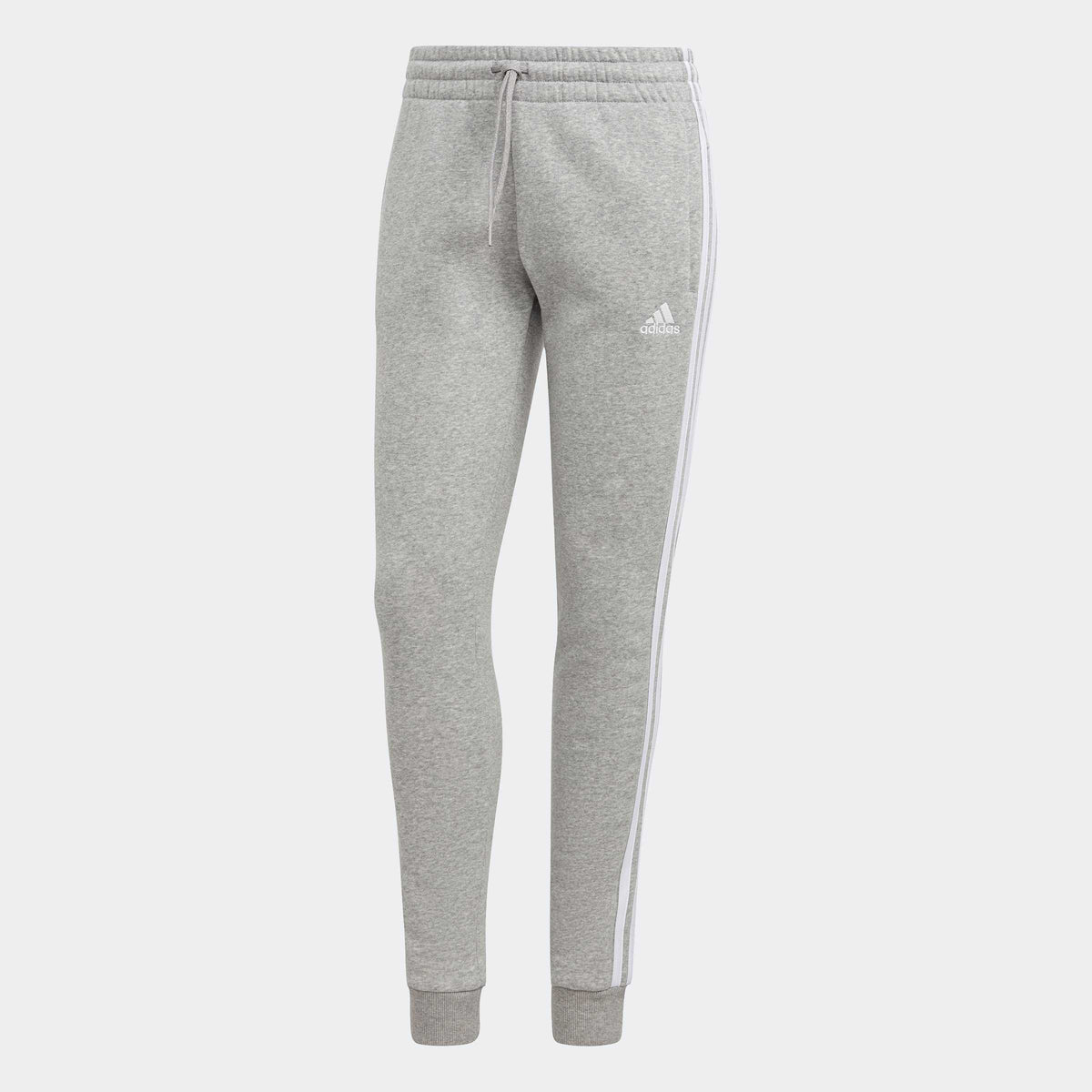 Medium Grey Heather / White-