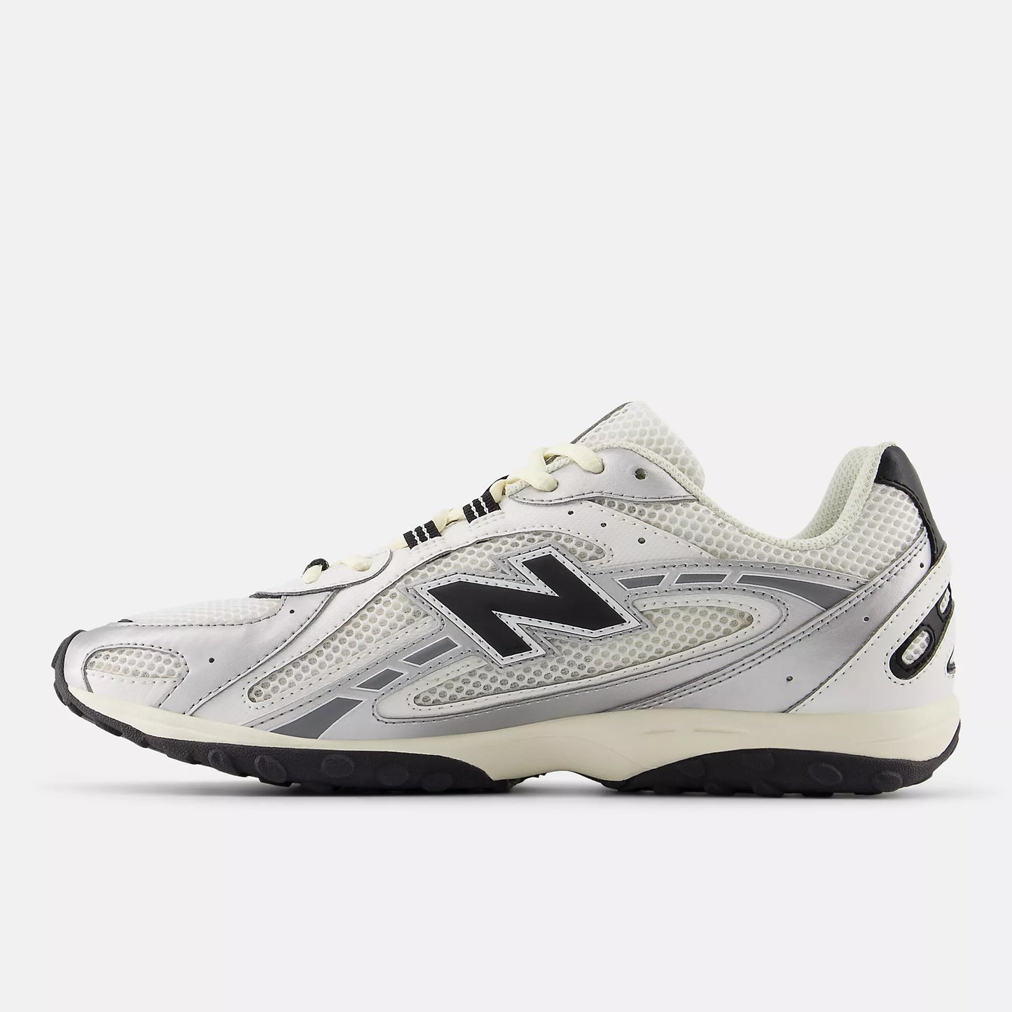 New Balance Mens 204L Silver Metallic Black