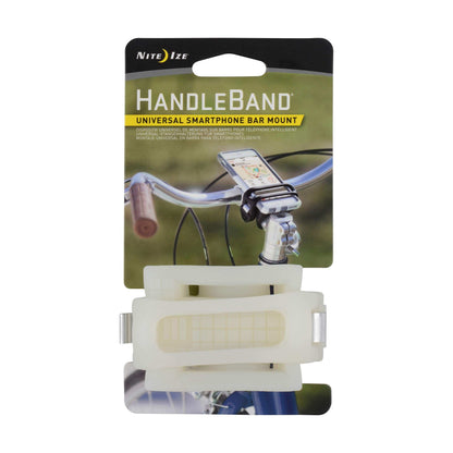 Nite Ize Handleband Universal Smartphone Bike Handlebar Mount, Clear