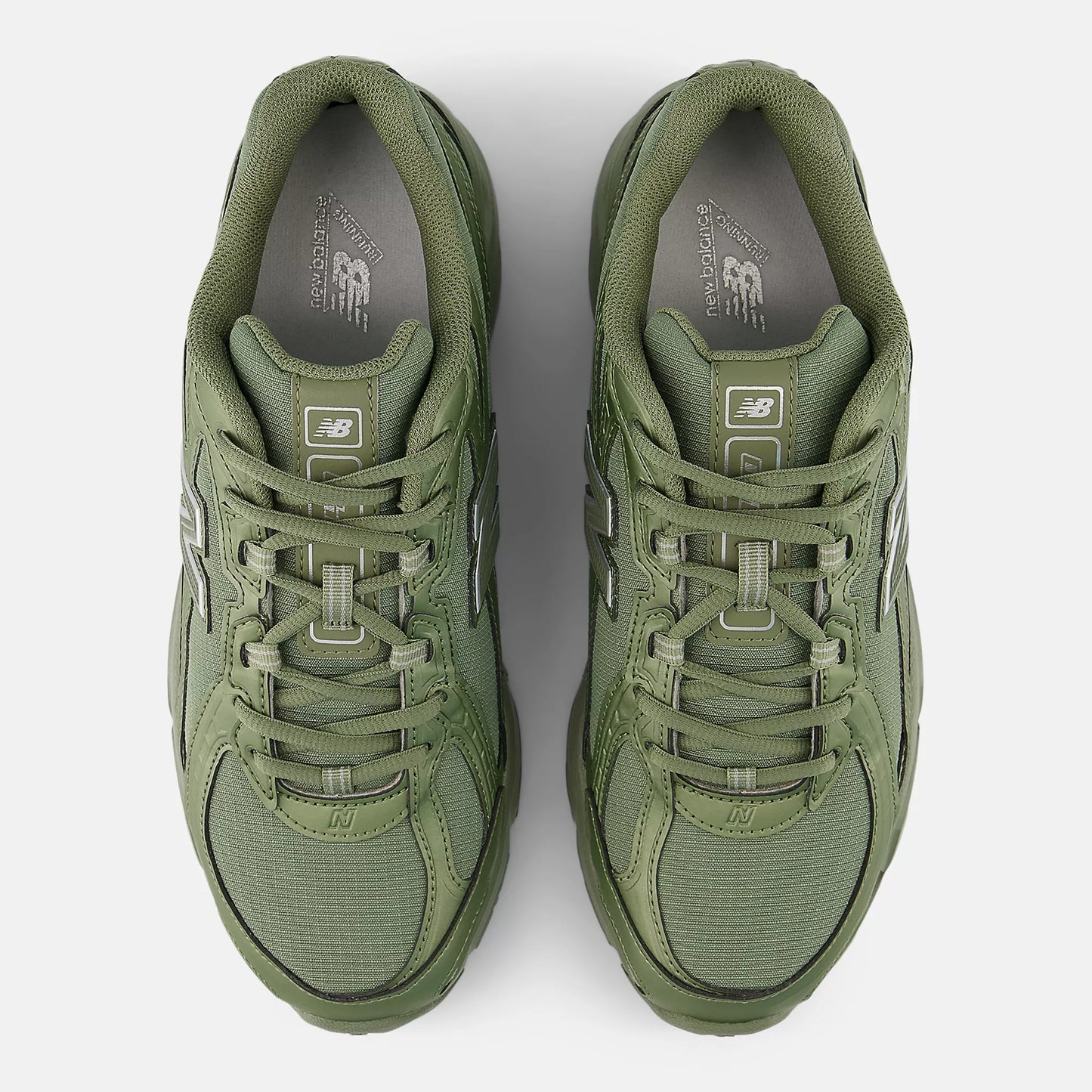 New Balance Mens 740 Dark Olivine Khaki