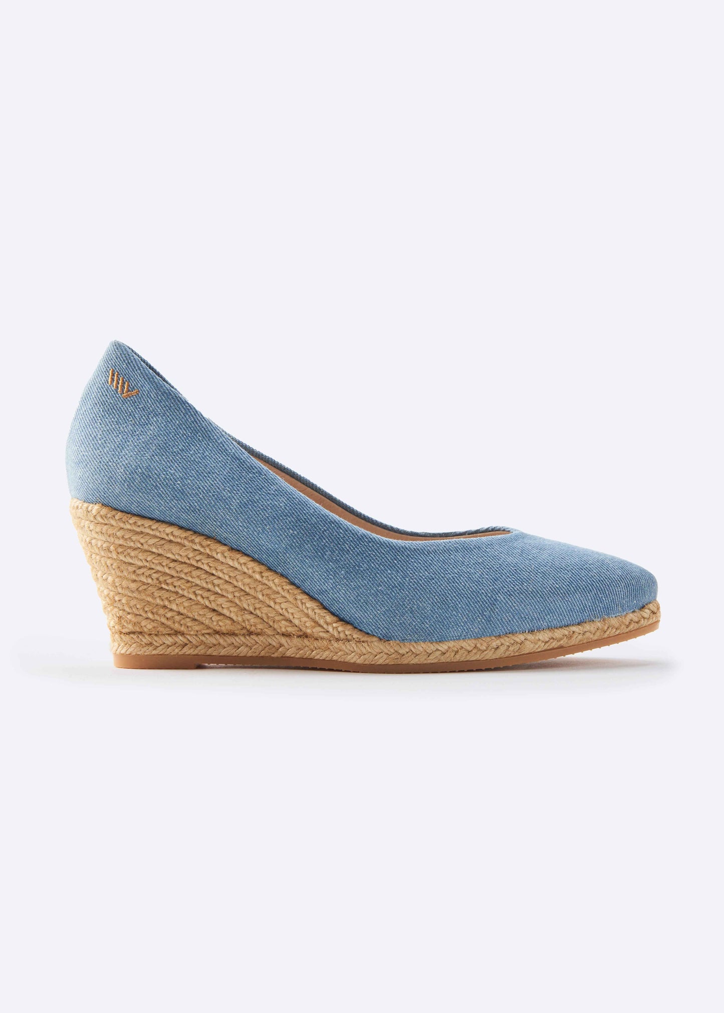 Viscata Roses Archive Canvas V Cut Espadrille Wedges