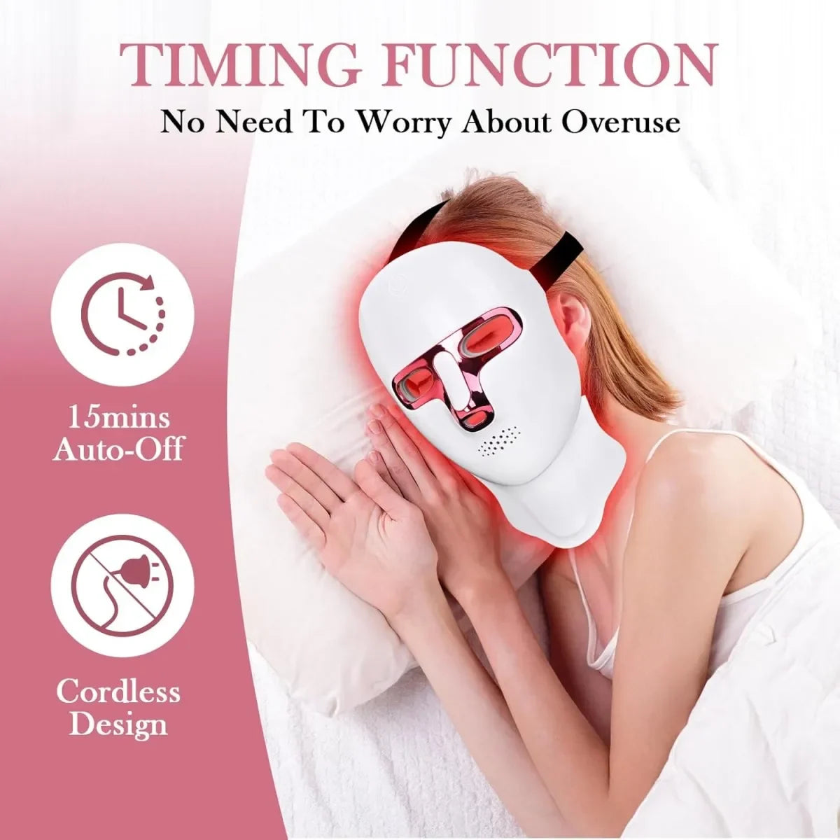 Cordless Touch Control LED Face & Neck Mask Device – Zulily