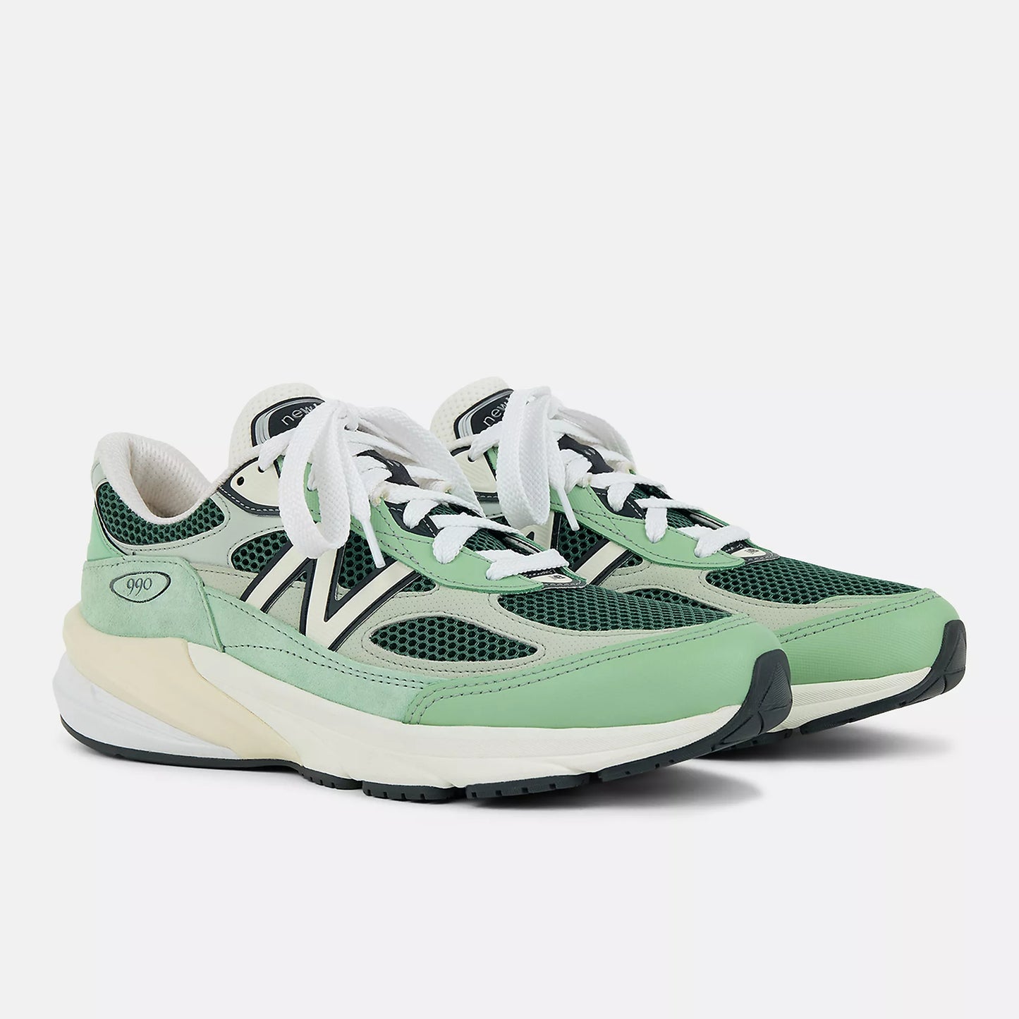 New Balance Mens 990 V6 Miusa Avocado/Natural Mint