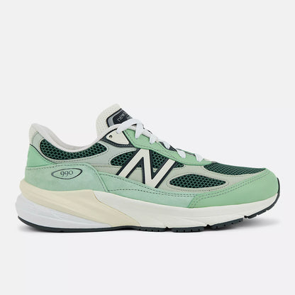 New Balance Mens 990 V6 Miusa Avocado/Natural Mint